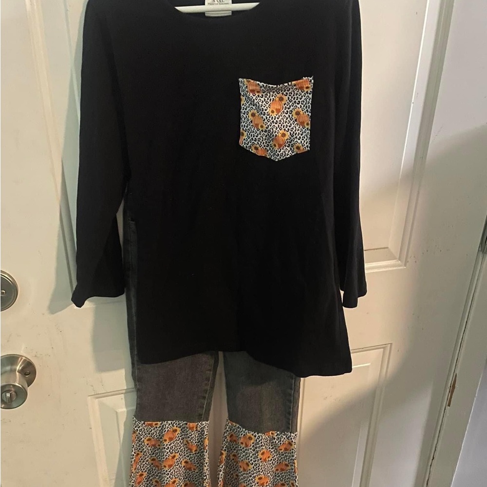 3x (7/8) girls pants set